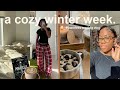 A cozy winter week in my life in nyc   powerless reading vlog spoiler free  cafe visits