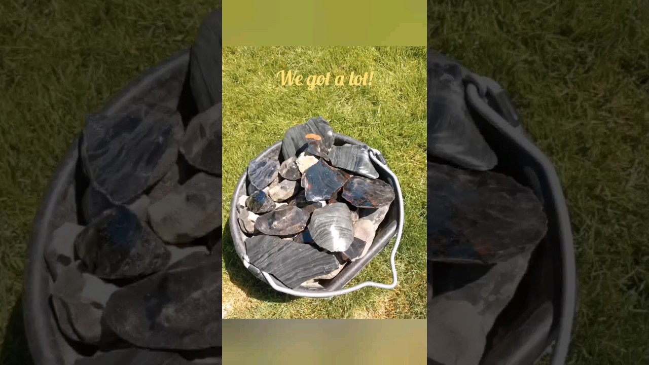 Rockhounding OBSIDIAN at GLASS BUTTES!! 