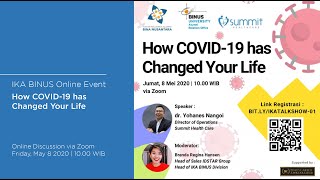 How COVID-19 has Changed Your Life dengan Dr. Yohanes Nangoi