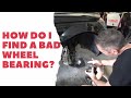 Finding A Bad Wheel Bearing on a W204 Mercedes C63 AMG