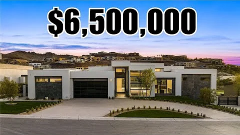 Luxury Modern 6000 Sqft, 8 Car Garage, Las Vegas Strip & Golf Views, 4BD, 7BA, McDonald Highlands