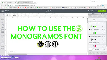 7 How to use the Monogramos font