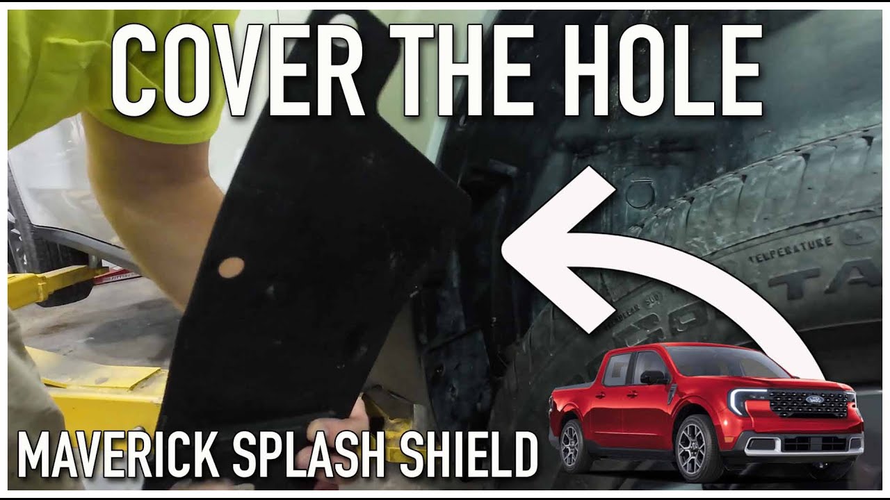 Mabett Rear Wheel Splash Shield Covers for 2022-2026 Ford Maverick