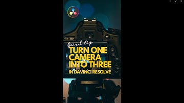 Edit one camera angle into three (using multicam) in DaVinci Resolve