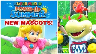 NEW Bowser Jr and Princess Peach Mascots at Universal Studios Japan!