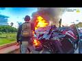 Five Teens Trapped Upside Down in a Burning Mercedes