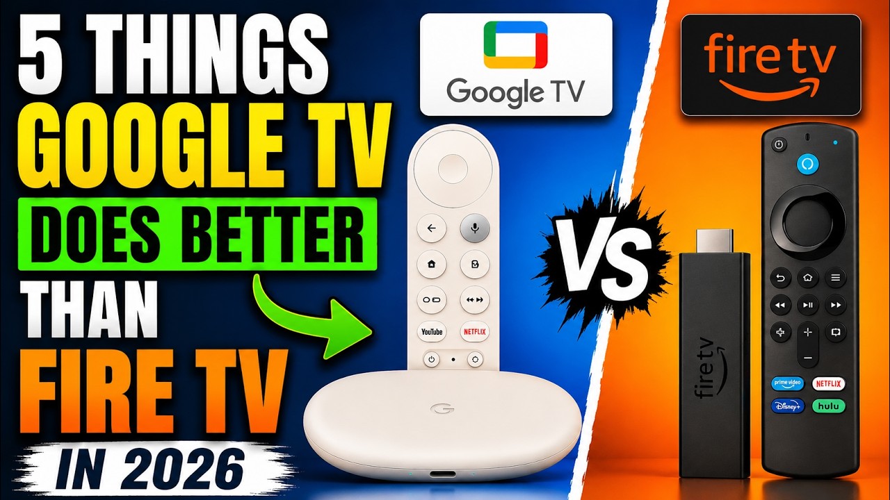 5 Things Google TV Does Better Than Fire TV in 2026 - YouTube