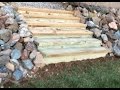 Pressure Treated Yard Steps, Landscape Project, Part 2- Done Pressure Treated Yard Steps, Landscape Project, Part 2- Done