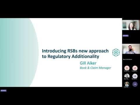 RSB Book & Claim Webinar: A New Approach to Additionality