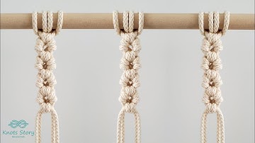 Macrame Flower Braid - Flower Bracelet - Flower Loops