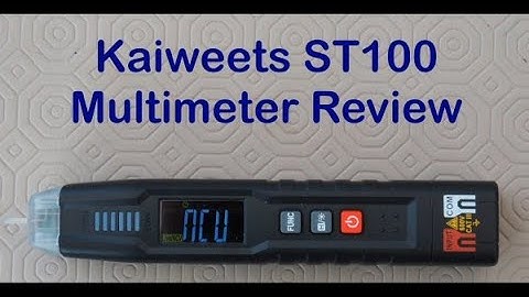Kaiweets ST100 Multimeter Review   #130