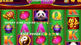 GOOD WIN!👌🏼RICH PANDA SLOTS DRAGON KING FISHING#satisfying#starmaker#slots#fishtablegame#casinogames screenshot 5