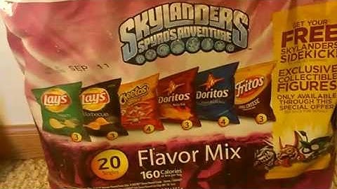 Getting Some Skylanders Sidekick Lays Bag Trigger Snappy & Hot Wheels Monster Jam Truck Shocker
