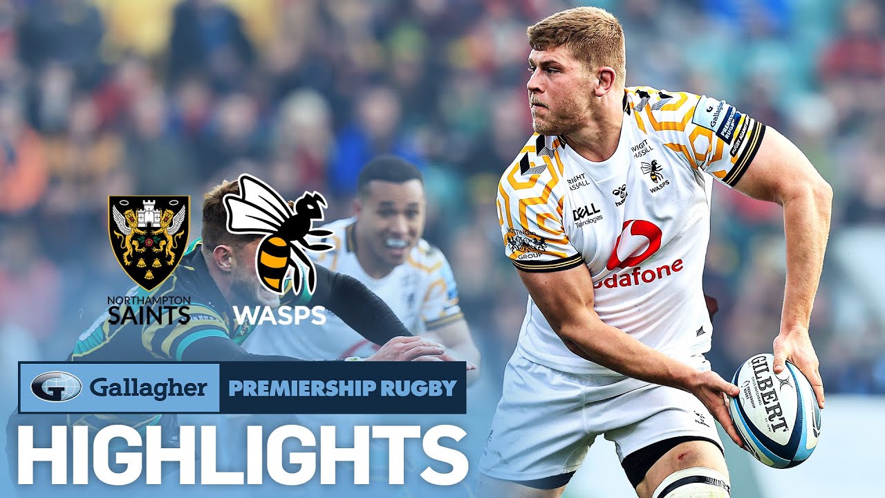Northampton v Wasps - HIGHLIGHTS | Bonus Point Win at the Gardens! | Gallagher Premiership 2021/22
