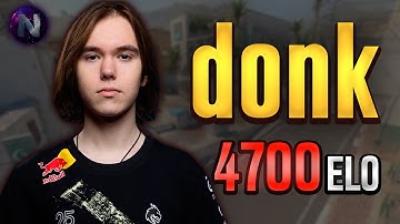 DONK Destroys while 4700 ELO In FACEIT! donk POV with COMMs (Dust 2)