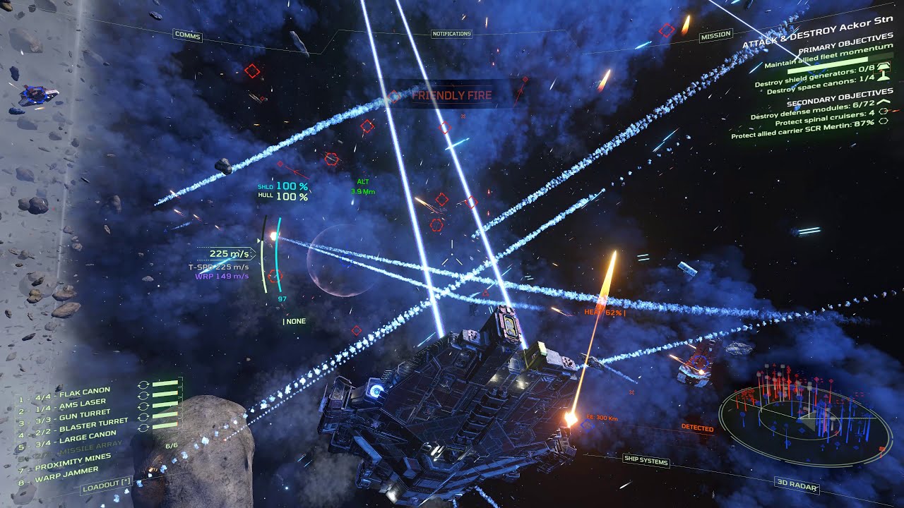 [Infinity: Battlescape] Exiting warp just in time for the ambush! [4K]