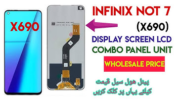 Infinix Note 7 (X690) Panel price | Infinix X690 combo folder price | Infinix Note 7 unit price |