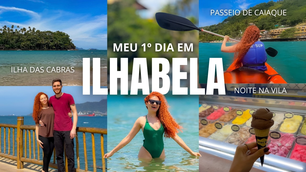 Ilha das cabras e Praia das Pedras Miúdas, meu 1º dia em ILHABELA
