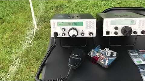 K1LZ on RGO ONE transceiver at hamvention 2018
