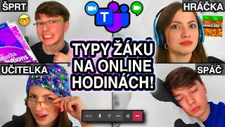 TYPY STUDENTŮ NA ONLINE VÝUCE! | SKETCH | tadeas