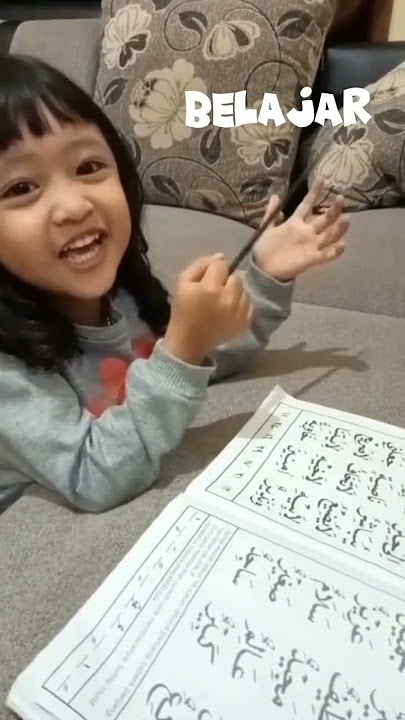 Alin Sedang Belajar Al - Quran Metode Qiroati .... semangat terus ya 😍