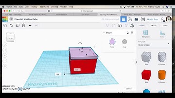 How to Make a Square Box with Tinkercad
