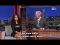 Salma Hayek @ David Letterman Show 10/07/13 SUB ITA PARTE 2