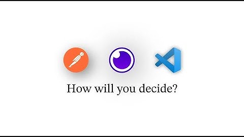 Postman vs Insomnia vs VS Code REST