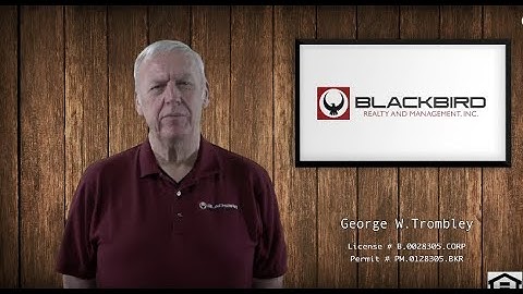 Property Accounting and Reporting by Blackbird Realty and Management, Inc.