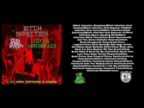 Bitch Infection — Bitch Infection / Cum Book / Ulcus Ventriculi - 3 Way Whore (CUM BOOK SIDE )‎(CDr, Album, Ltd)
