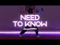 &#39;NEED TO KNOW&#39; TEN &amp; BADA LEE