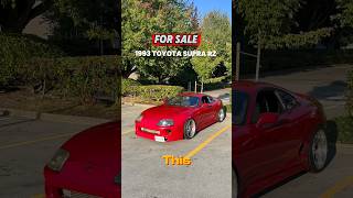 TOYOTA SUPRA FOR SALE!