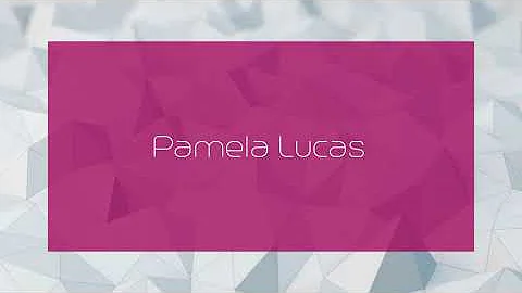 Pamela Lucas - appearance