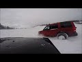 4x4 Deep snow off-road training - Awesome Range Rover p38 action - Land Rover Drive