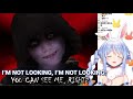 Pekora plays train horror game Tsuginohi, gets nervous and screams at everything [Hololive]