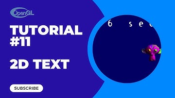 Tutorial OpenGL #11 2D Text
