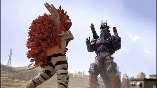 Anri, Earth Garon, & Blazar vs. Cicada Humans & Garamon | Ultraman Blazar episode 8