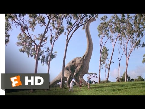 Meet the Brachiosaur Scene - Jurassic Park Movie (1993) - HD