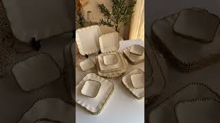 Latest Crockery Design 2026:  luxury Cup &amp; Dinner Set #crockerydesign