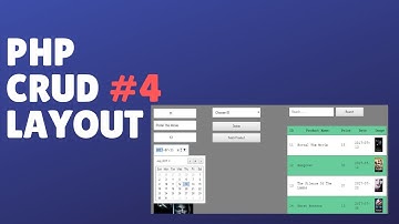 PHP And MySQL CRUD (Insert,Update,Delete) Tutorial - PART 4   LAYOUT