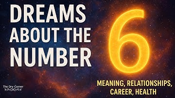 Dreams About the Number Six 6️⃣| Dream Numbers| Dream Analysis
