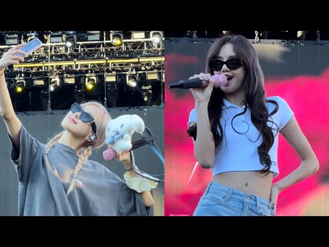 230826 Ice Cream Soundcheck Blackpink Born Pink Encore LA Dodgers Stadium Fancam Live Concert