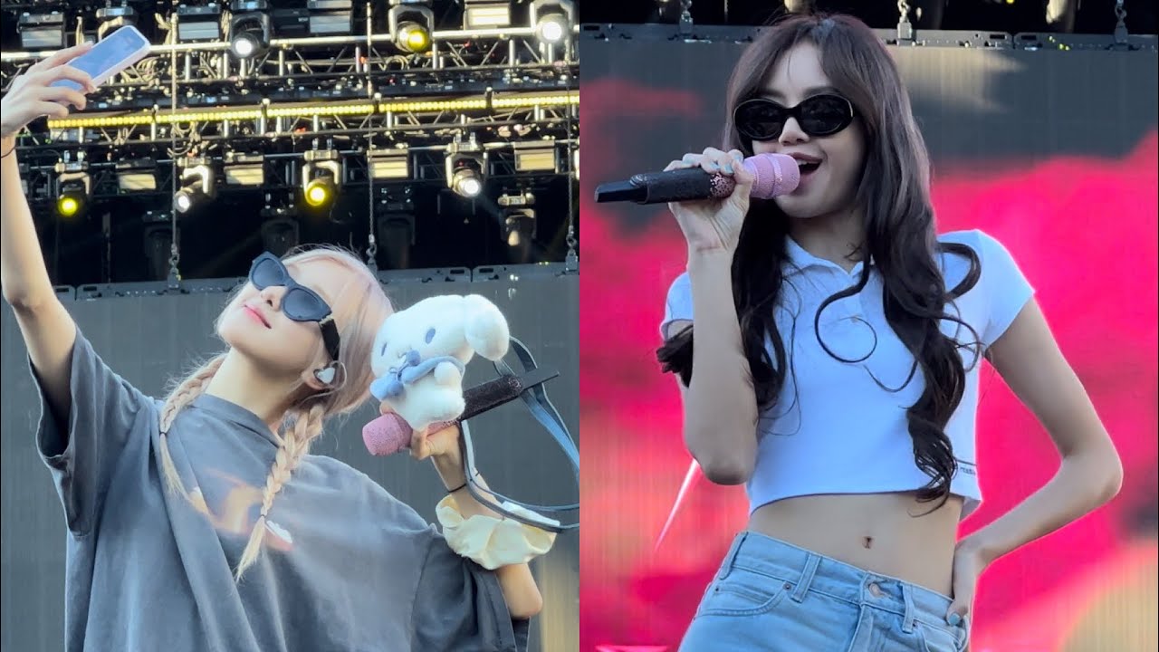 230826 Ice Cream Soundcheck Blackpink Born Pink Encore LA Dodgers Stadium Fancam Live Concert
