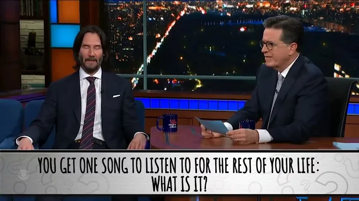 Keanu Reeves: Joy Division - "Love Will Tear Us Apart" (The Colbert Questionert)