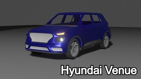 Hyundai Venue 2020 || blender 2.91 modelling timelapse || Lithium Coder