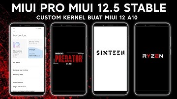 REVIEW MIUI PRO MIUI 12.5 STABLE + PREDATOR KERNEL REDMI NOTE 8 GINKGO CUSTOM ROM GAMING