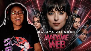 Watching *MADAME WEB* because laugher is medicine