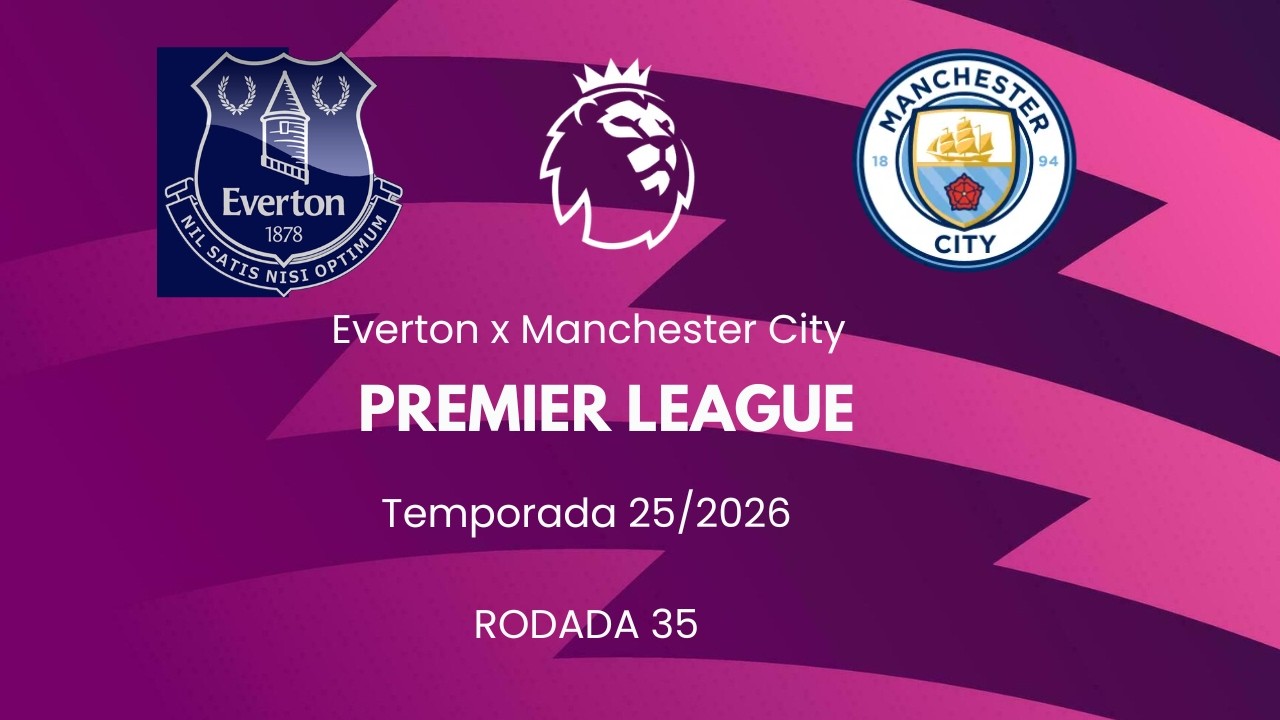 PREMIER LEAGUE - EA FC26 - Everton x Manchester City  - Rodada#35 - PS5 4K 60FPS