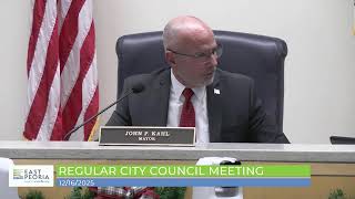 East Peoria City Council Meeting | 12/16/25