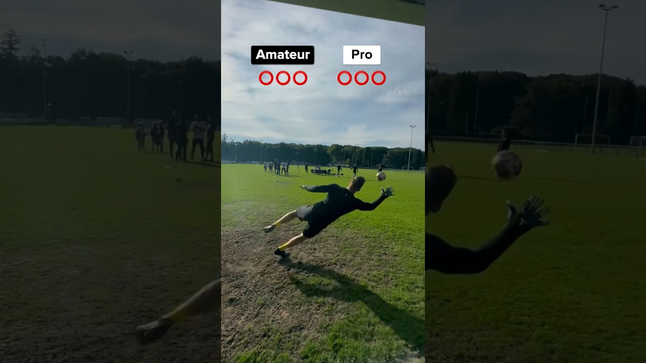 Amateur vs Pro 🧤🔥